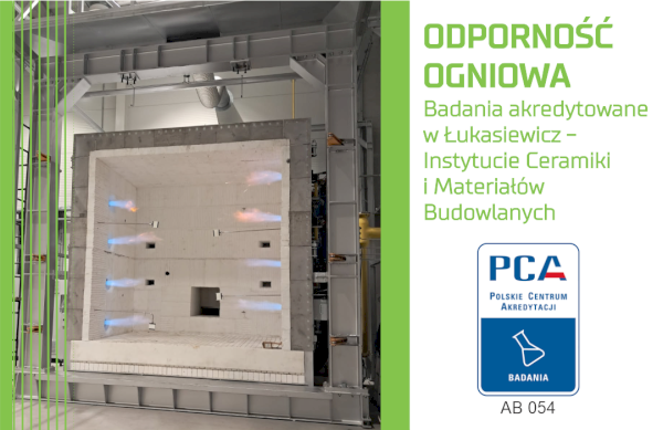 Akredytacja Polskiego Centrum Akredytacji na badania odporności ogniowej